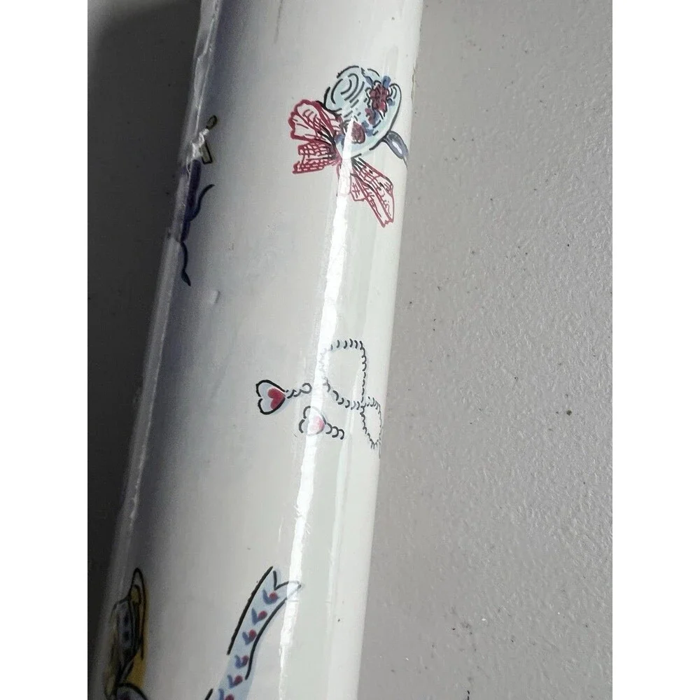 2 Vintage York Wallpaper Double Roll br4475 hat shoe jewelry mirror feminine usa